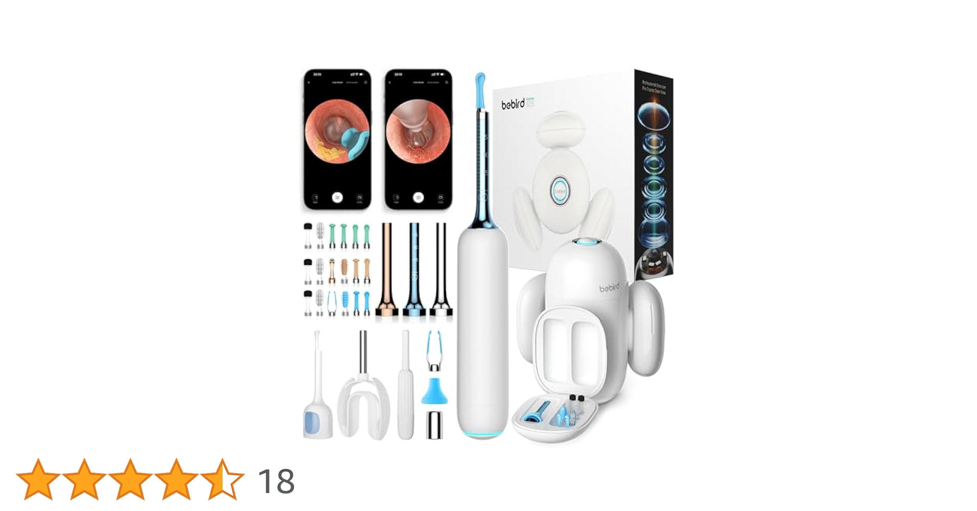 BEBIRD 耳かき カメラ UV除菌機能 1000W画素 3.1mm極細レンズ Amazon.co.jp: BEBIRD 耳かき カメラ メカニカルアーム付き